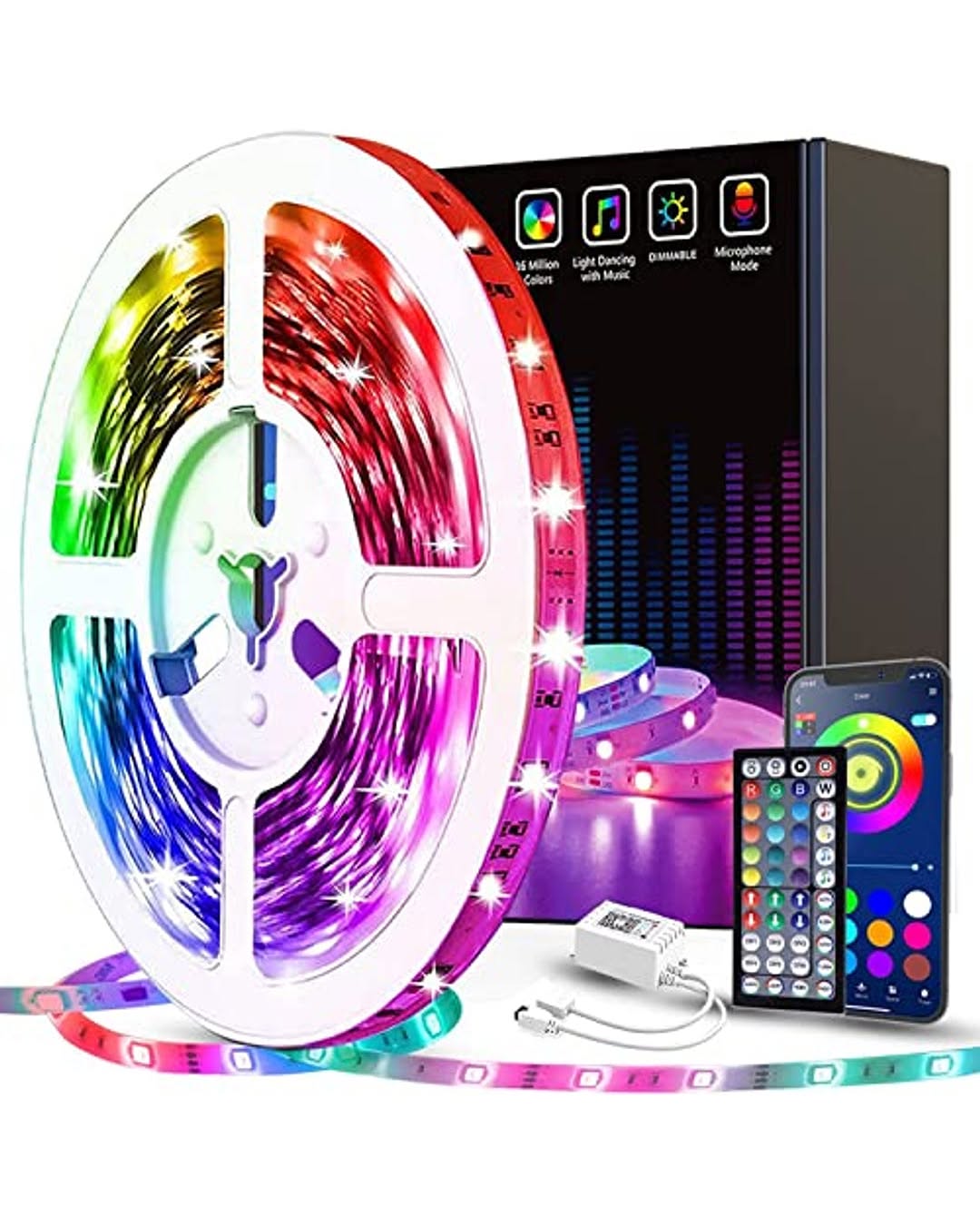 Tenmiro 65.6ft LED Strip Lights