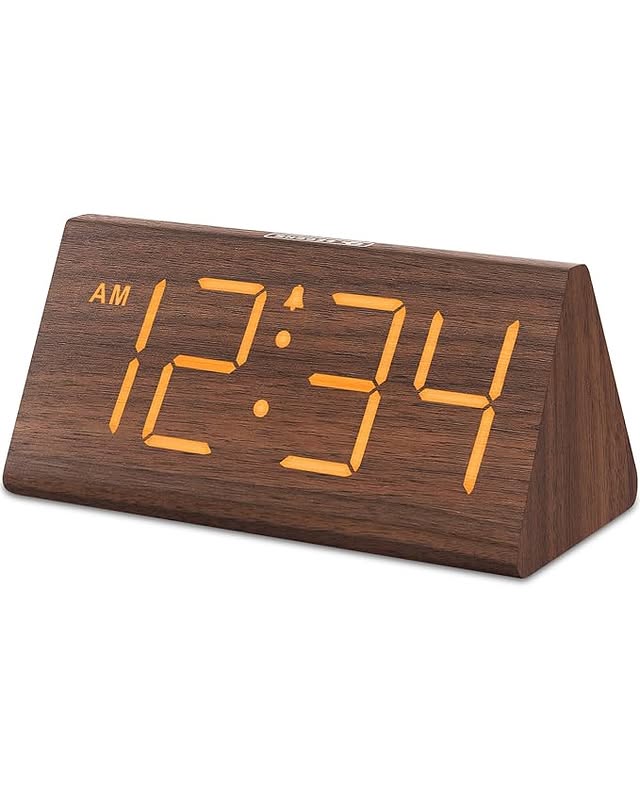 DreamSky Wooden Alarm Clock